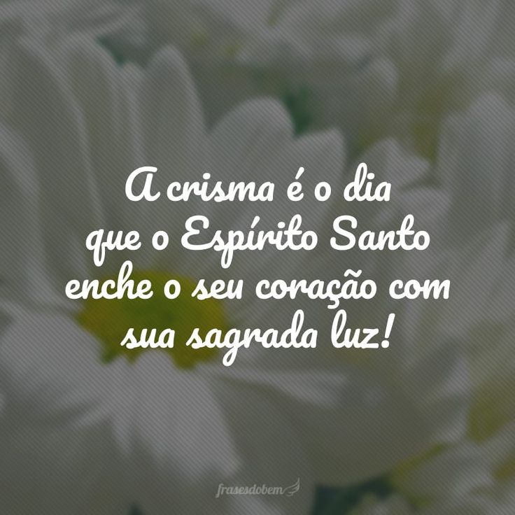 mensagem bíblica para crisma