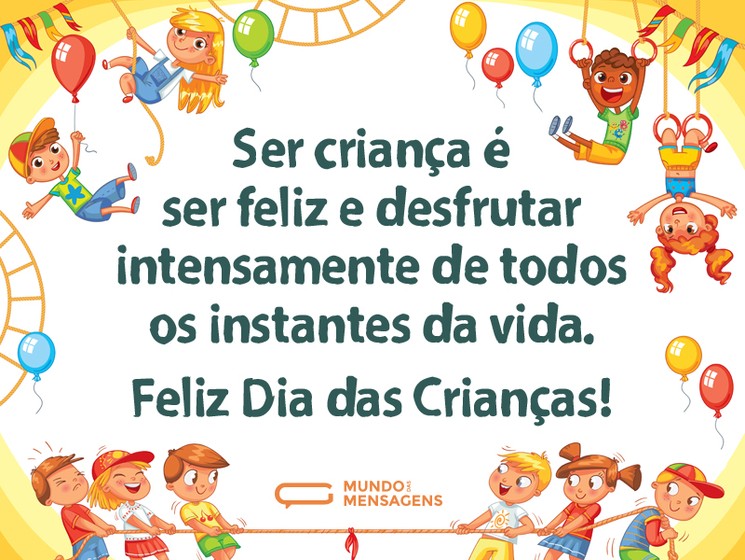 mensagens para o dia das crianças