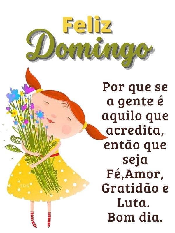 domingo para recarregar energias