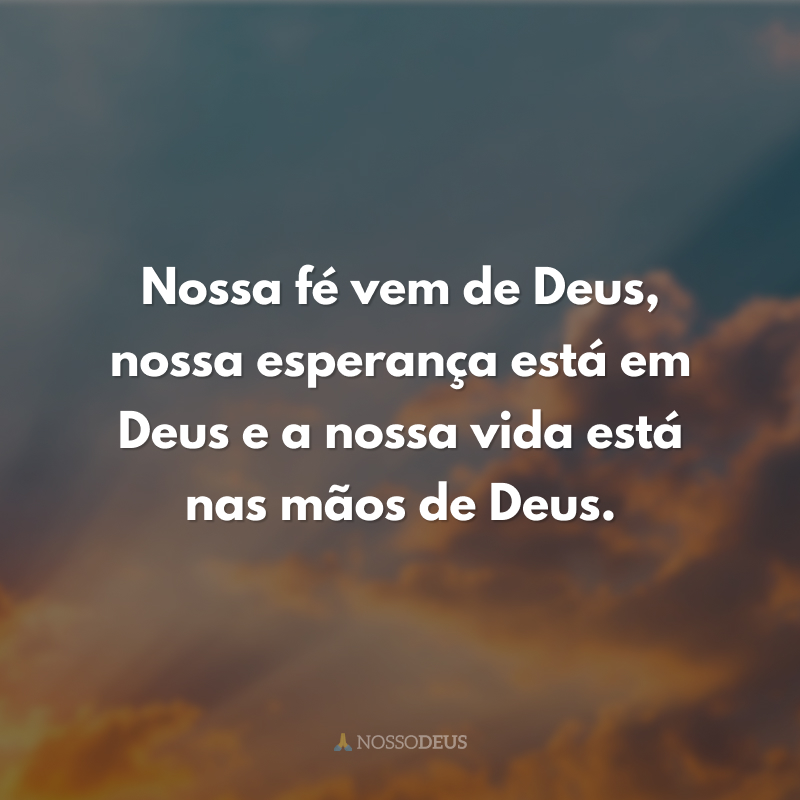 confiar em deus em tempos de incerteza