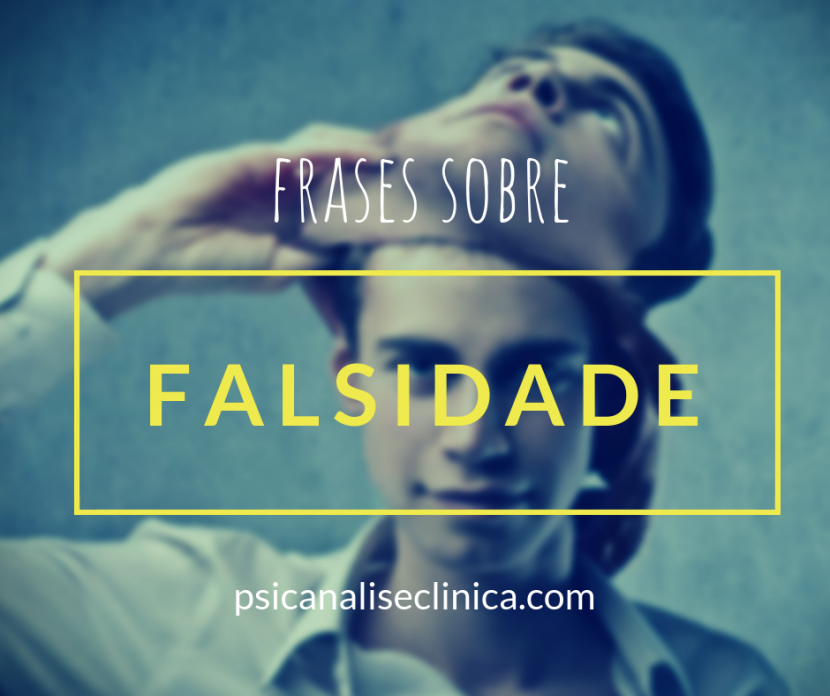 mensagens sobre pessoas falsas