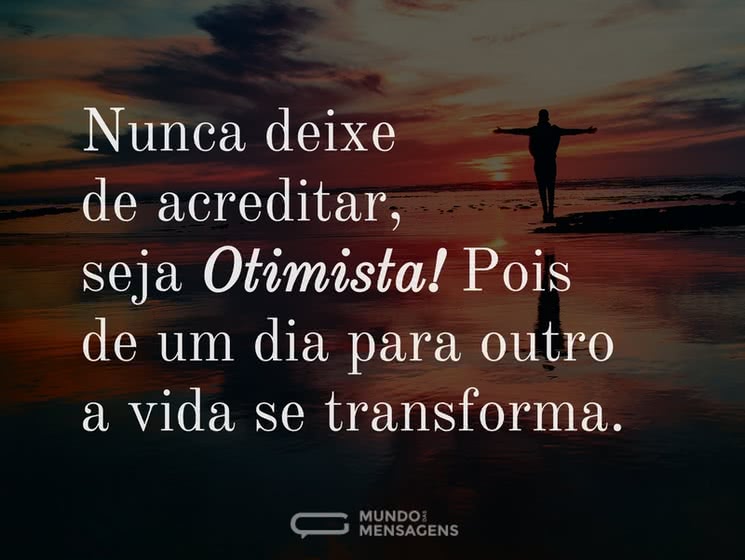 mensagens de esperança e força