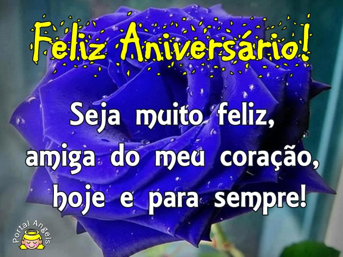 cartão de aniversário para amiga