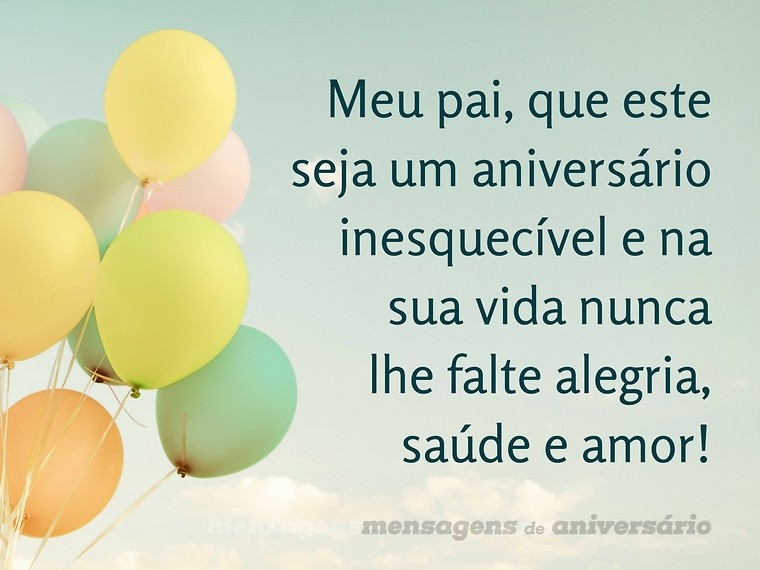 frases de aniversário para pai