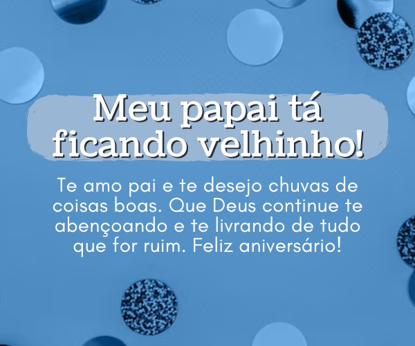 parabéns para o pai