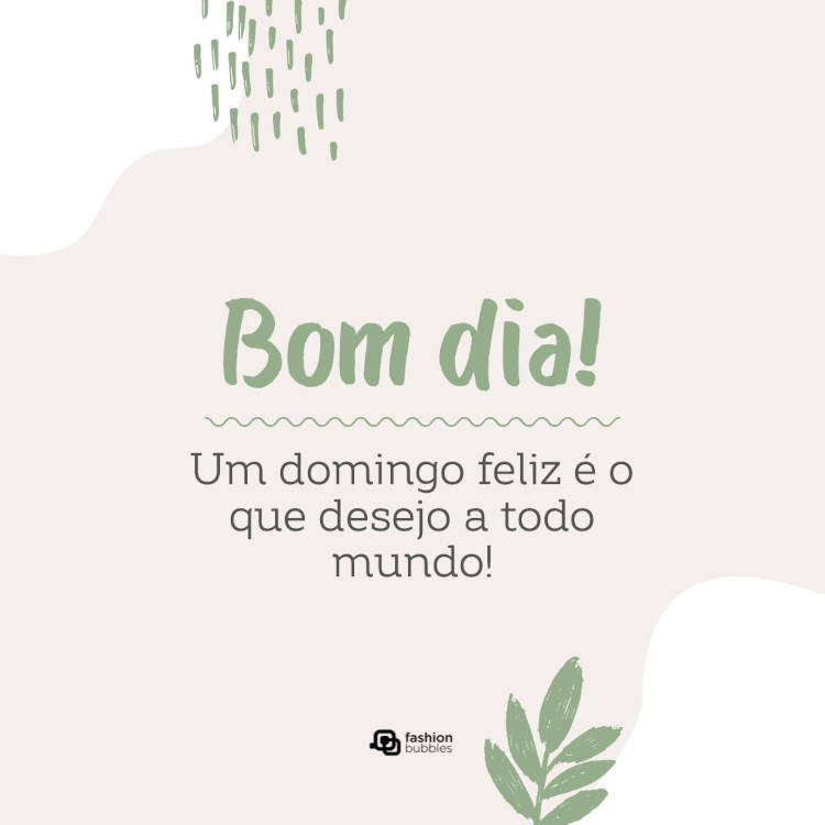 desejos de bom domingo