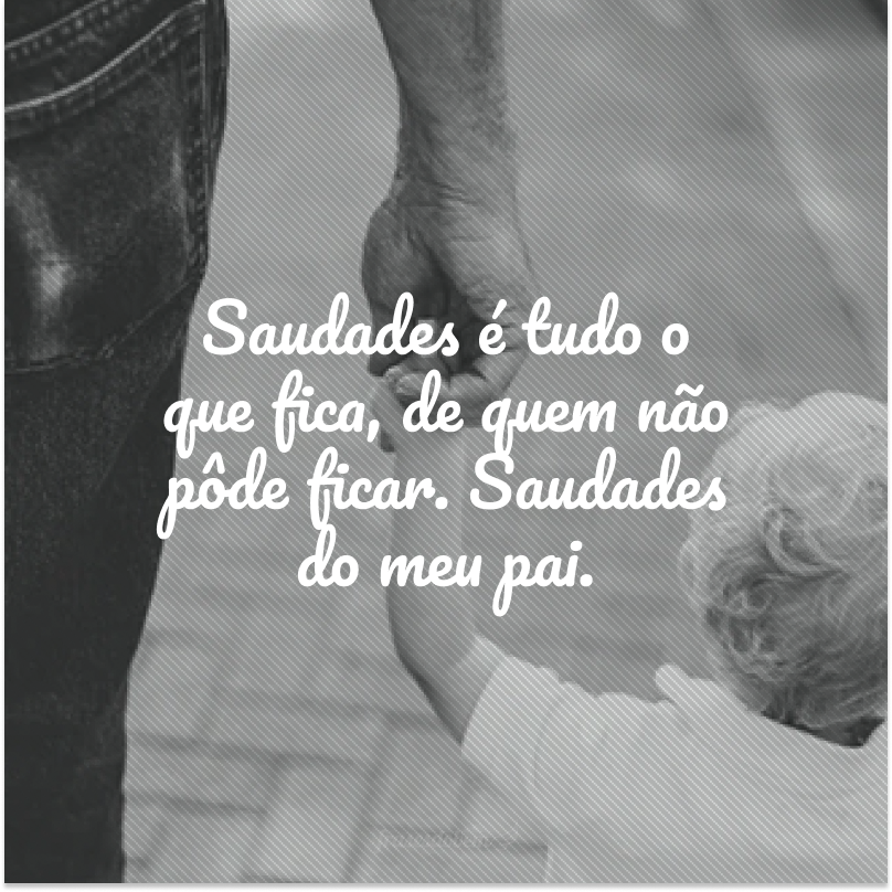 memórias pai falecido