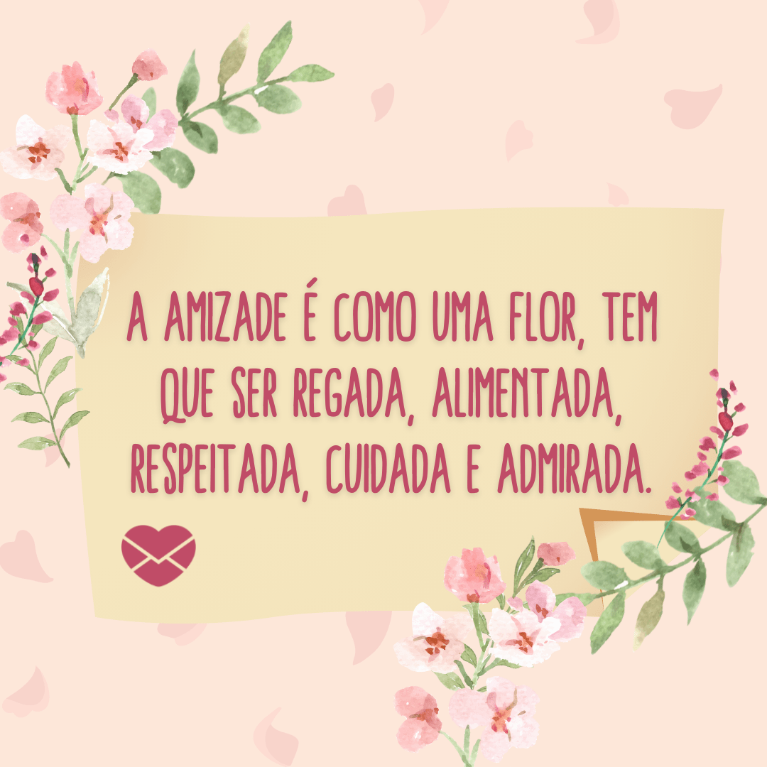 mensagem de carinho para amiga