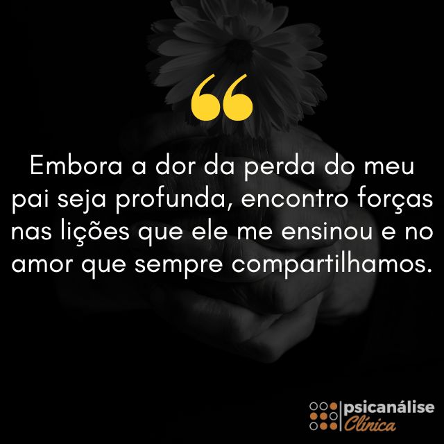 mensagens de pêsames para pai