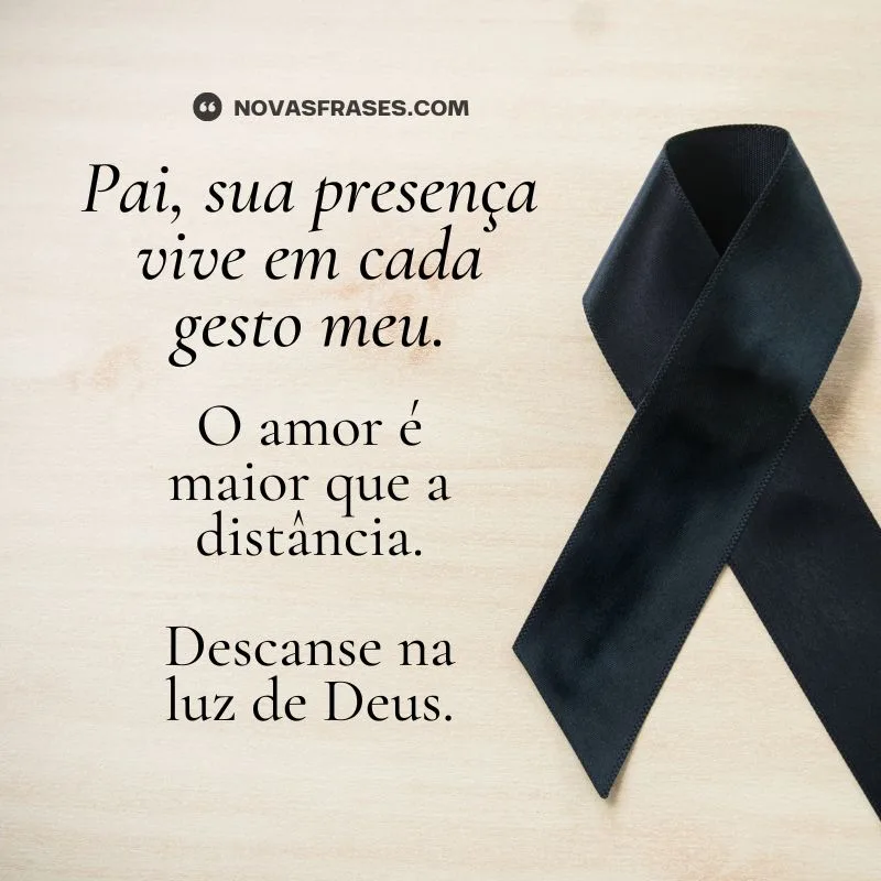 homenagem ao pai que se foi