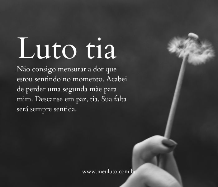 frases para tia falecida