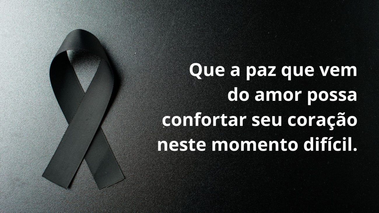 mensagens curtas de luto