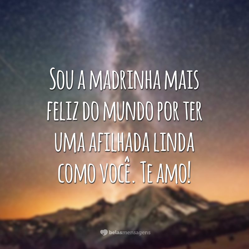 texto para afilhada especial