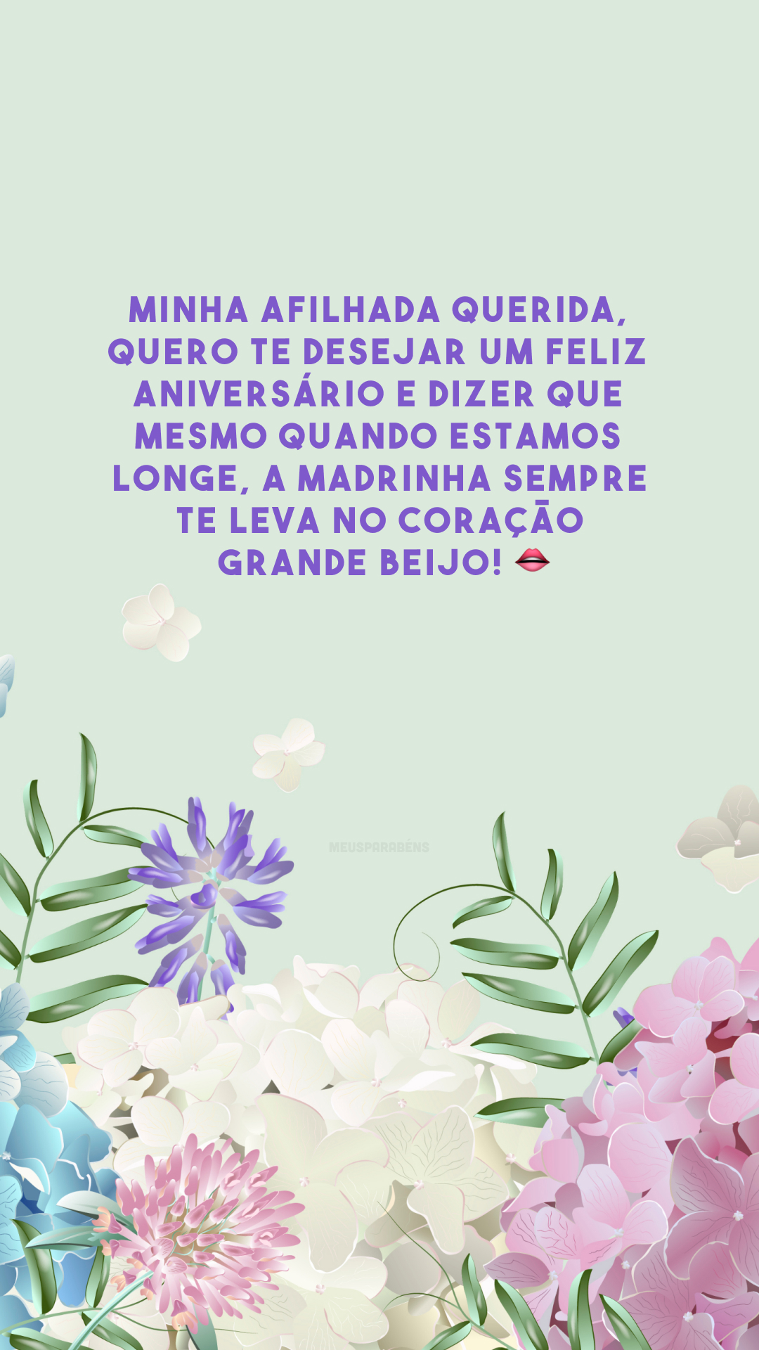 palavras de uma madrinha para sua afilhada