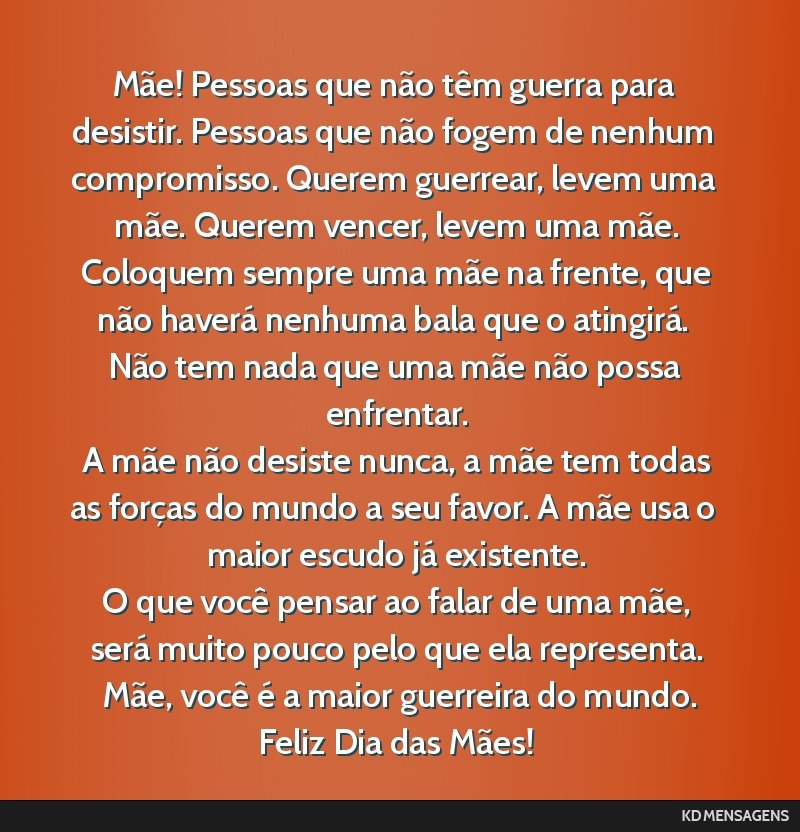 mensagens emocionantes para mãe