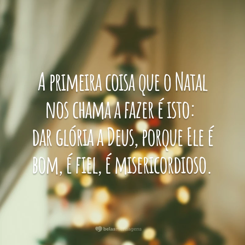 mensagens de esperança e fé para o natal