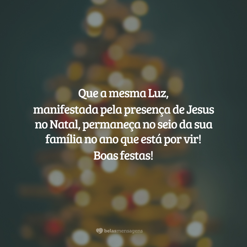 mensagens de esperança de natal