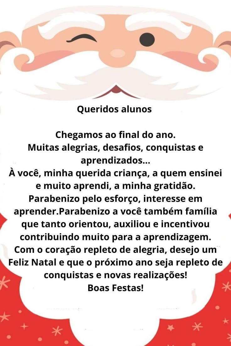 mensagem de fim de ano para turma