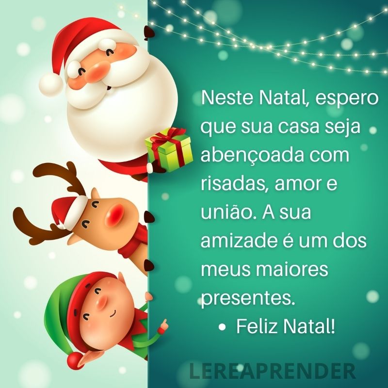 mensagem de natal engraçada para amiga