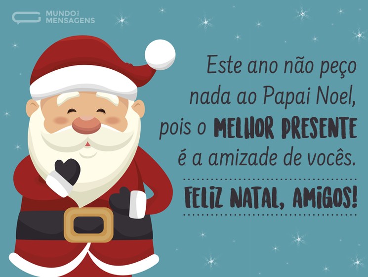 cartão de natal para amiga virtual