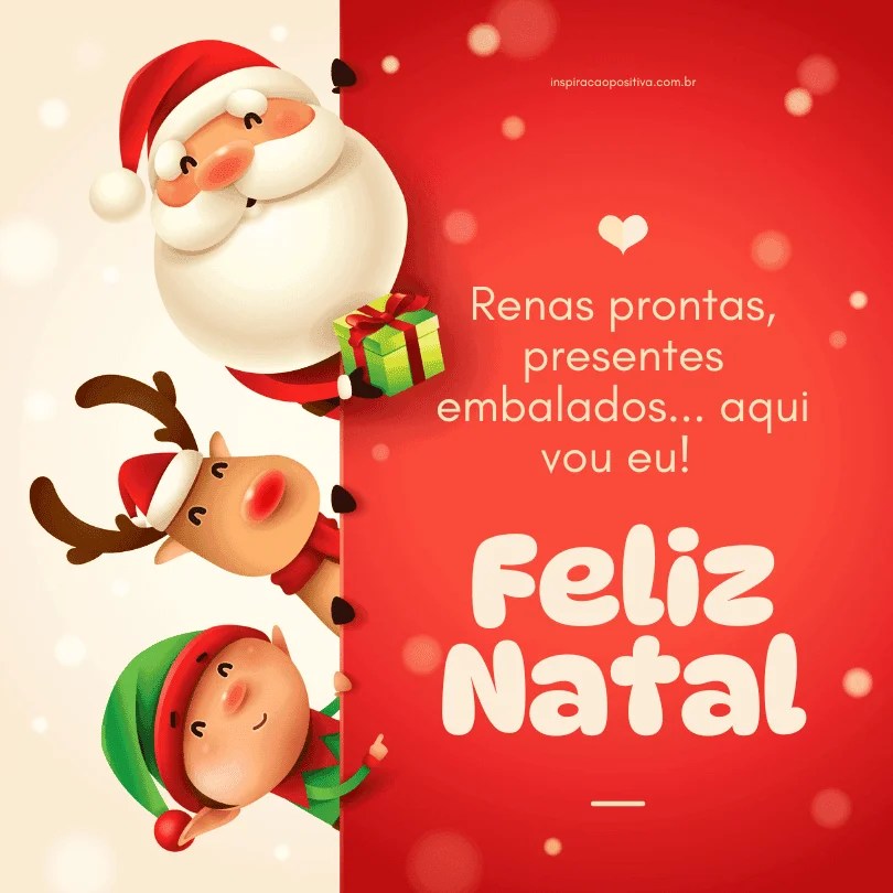 mensagem do papai noel para crianças