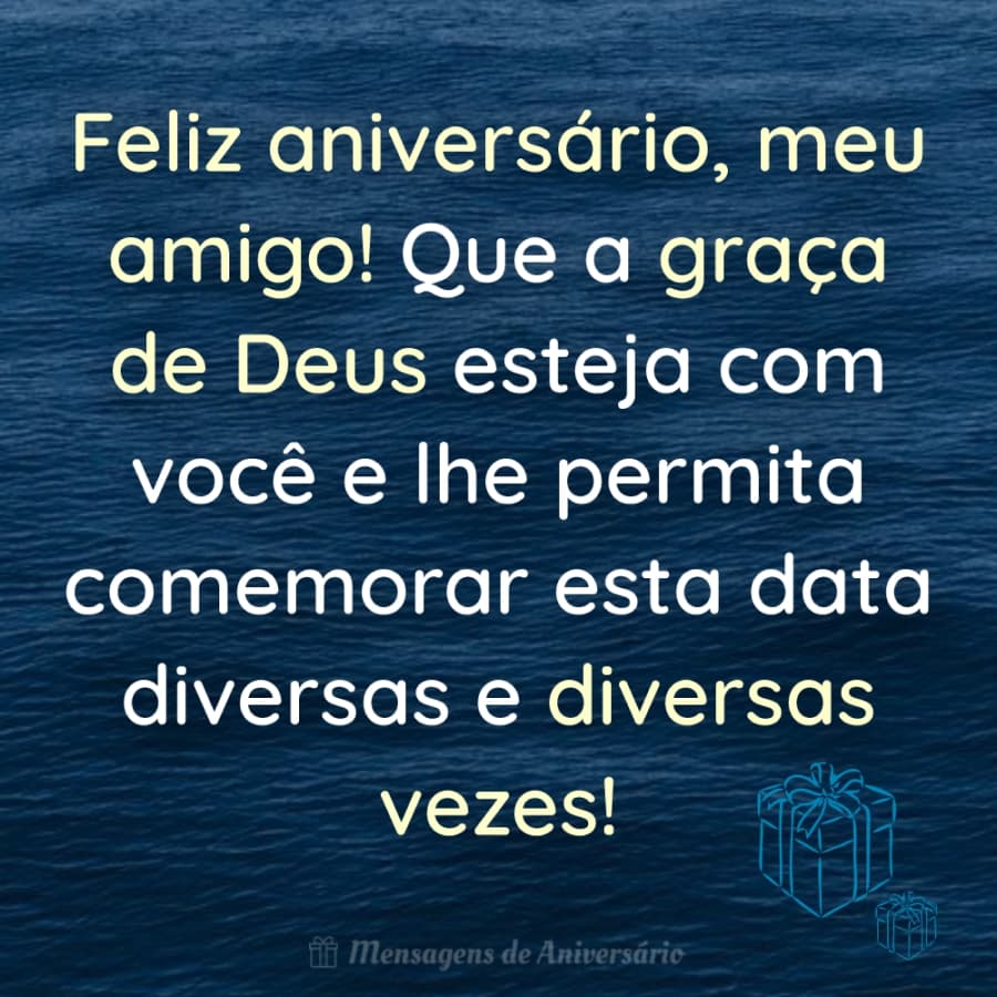 mensagem de aniversário criativa para amigo