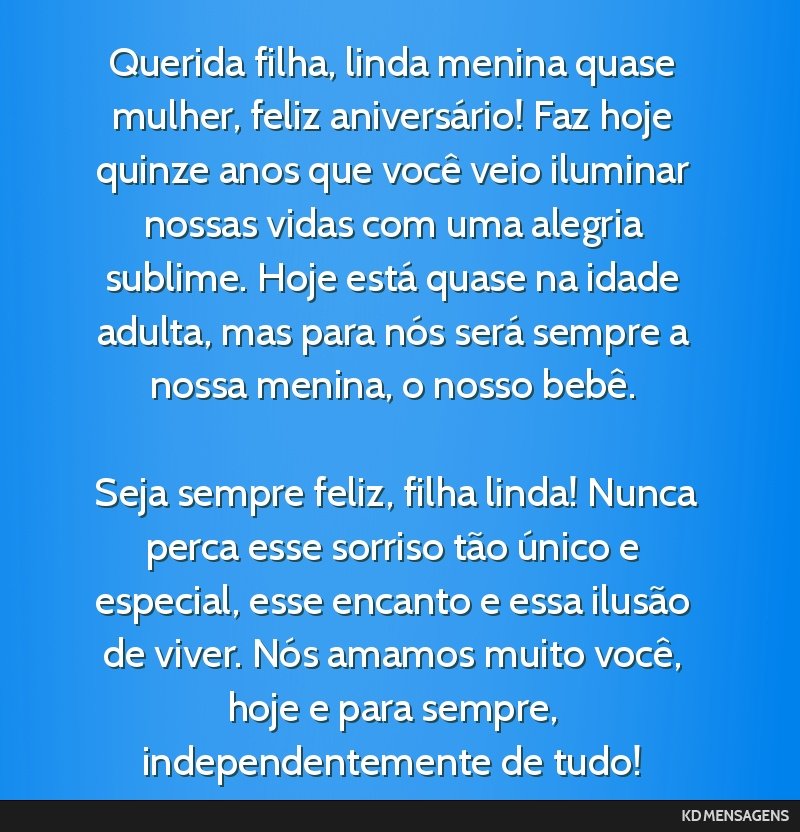 convite 15 anos texto