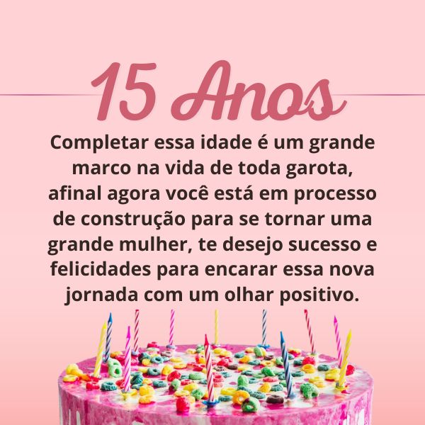 homenagem debutante sobrinha