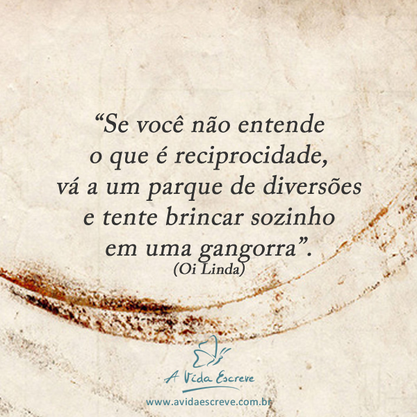 reciprocidade na amizade mensagens