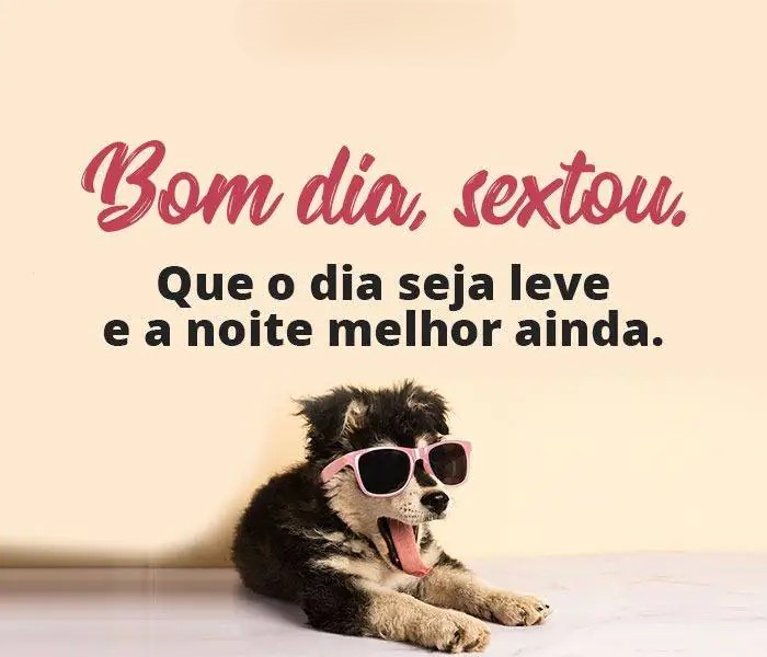 bom dia sextou para amigos