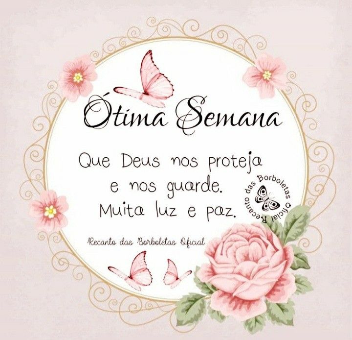 início de semana abençoado