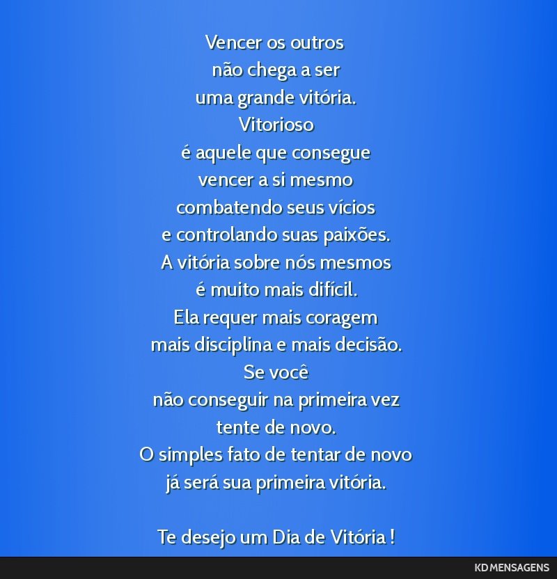 mensagens de superação