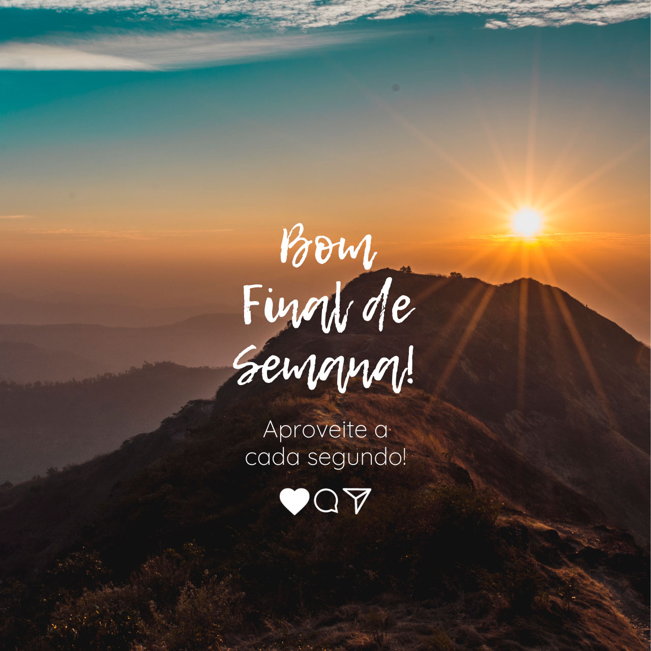 status de bom final de semana