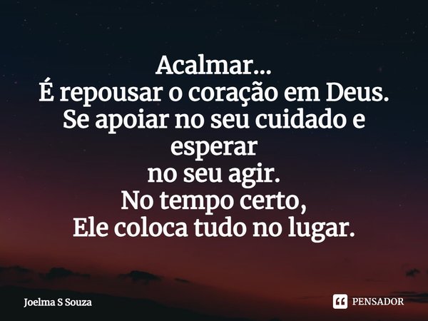 palavras de esperança e paz