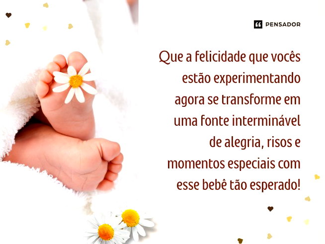 frase para nascimento de bebê