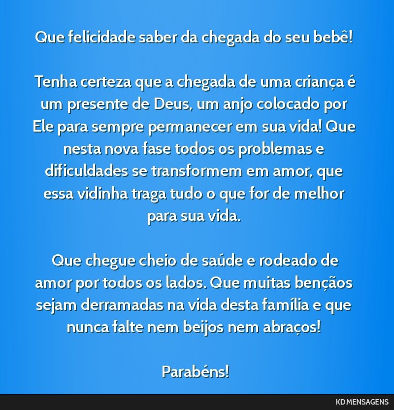 texto para nascimento de neto