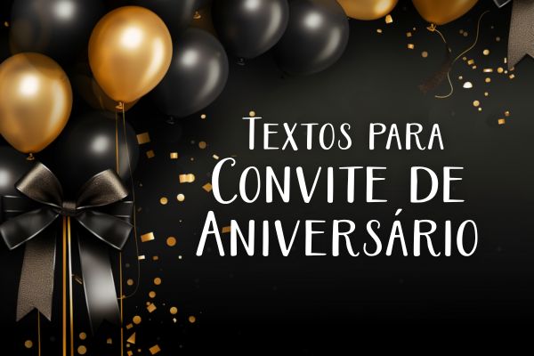 convite de aniversário virtual mensagem