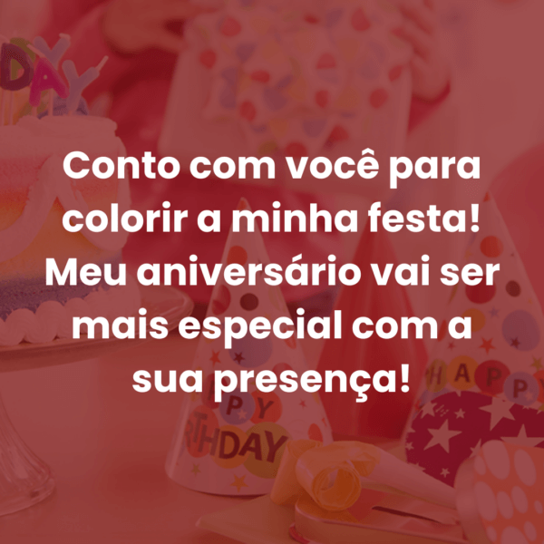o que colocar no convite de aniversário de adulto