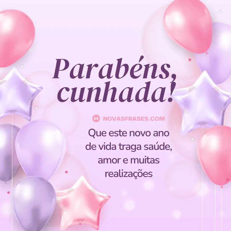 mensagens curtas para cunhada
