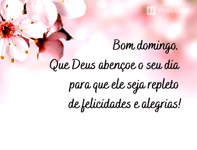 frases motivacionais para domingo