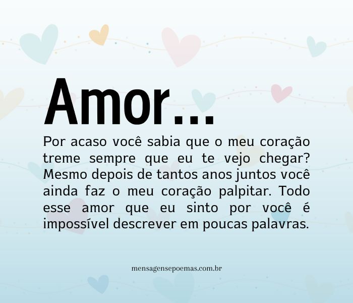 texto para marido emocionar