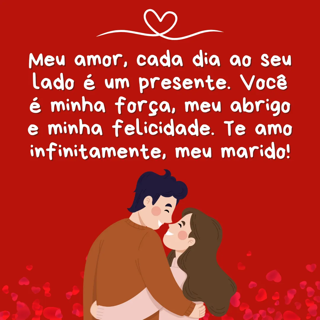 declaração de amor para o marido