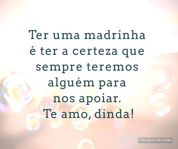 como agradecer a madrinha