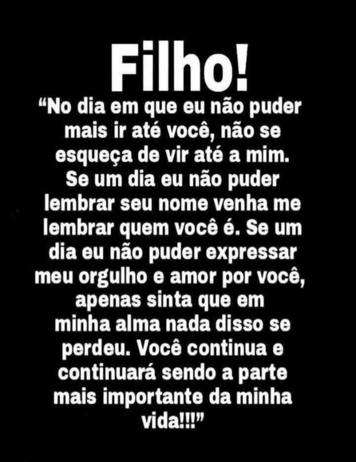 declaração de amor para filho