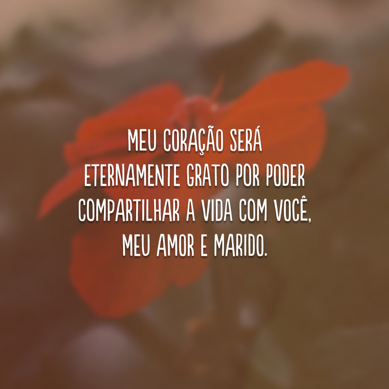 mensagens de gratidão ao marido