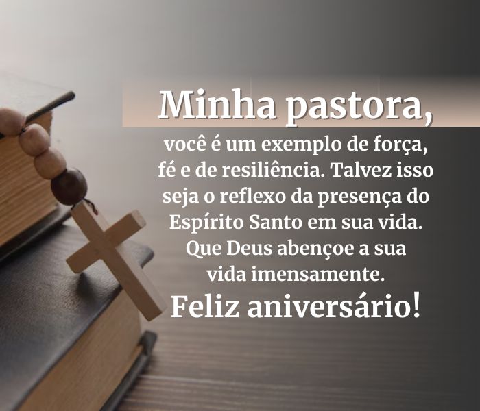 mensagem para líder religiosa