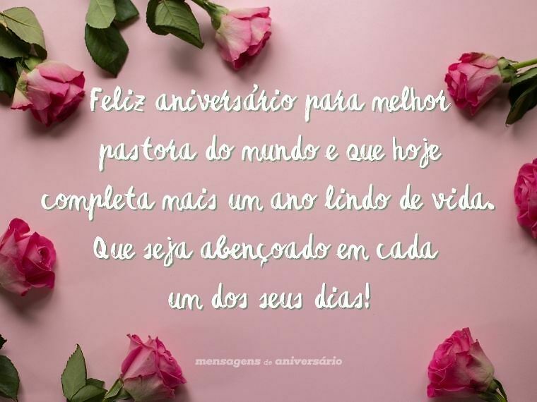 homenagem para pastora