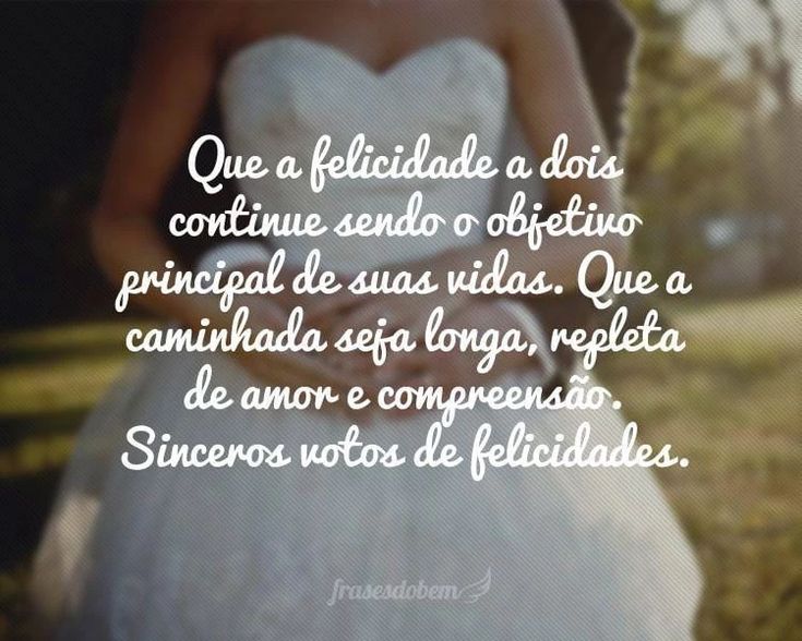 felicitações de casamento