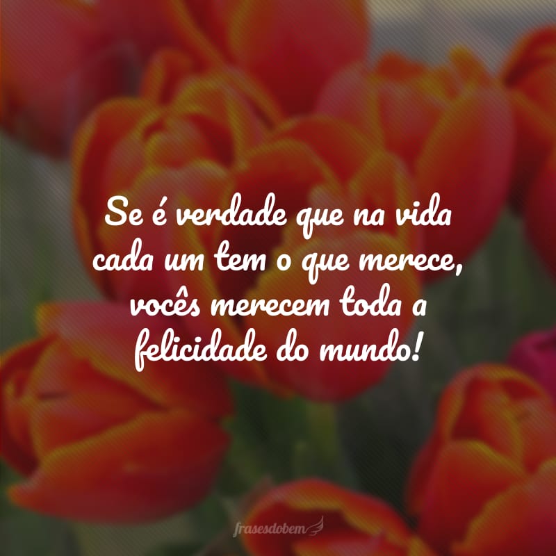 desejos para recém-casados