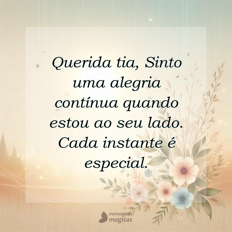 agradecimento para tia